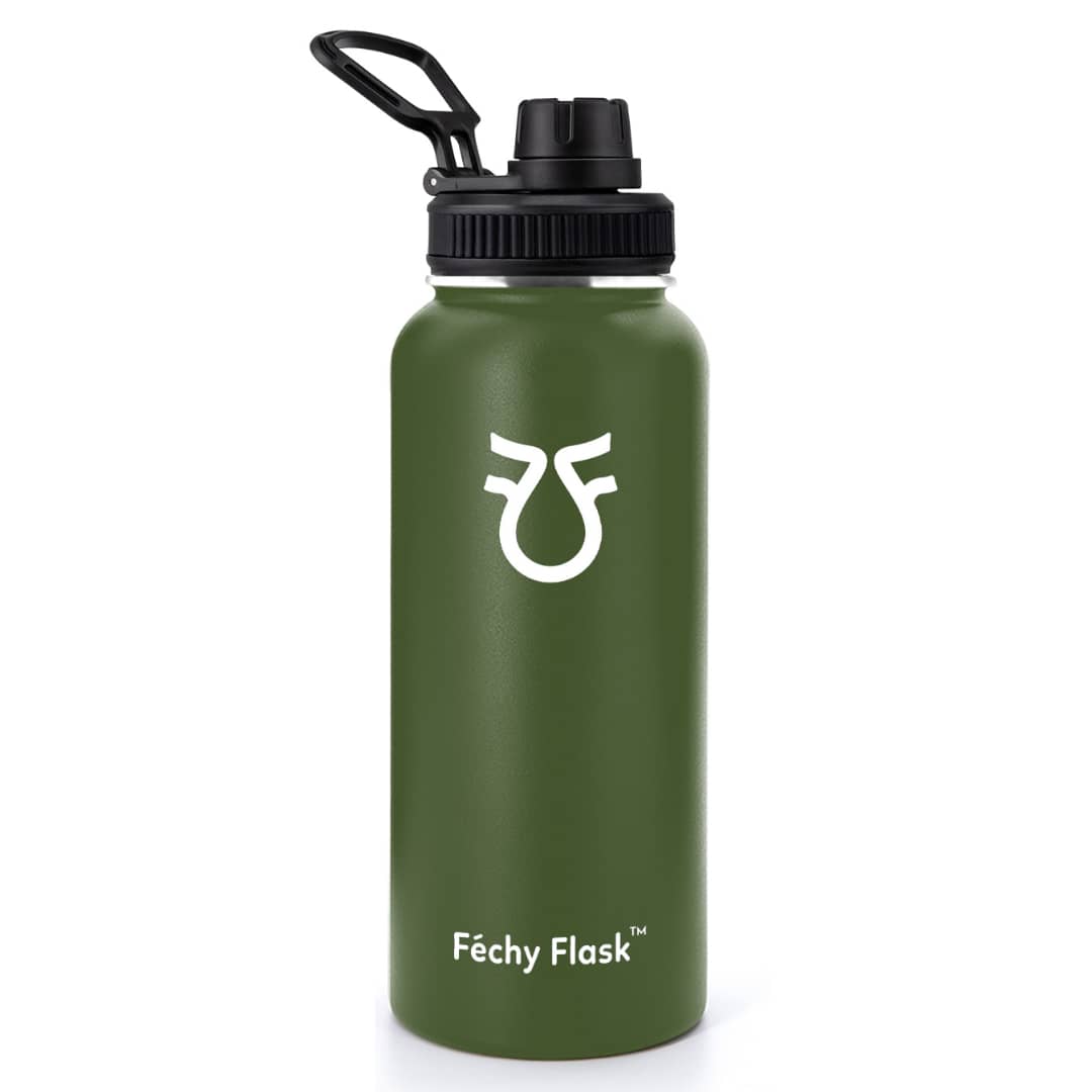 Green hydro flask cheap straw lid